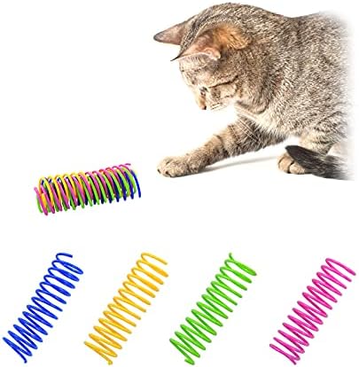 Andiker Interactive Cat Spiral Spring Toys, 12-Pack